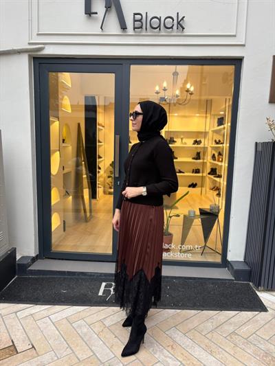 26FWHRK0004 Becca Kadın Hırka Siyah
