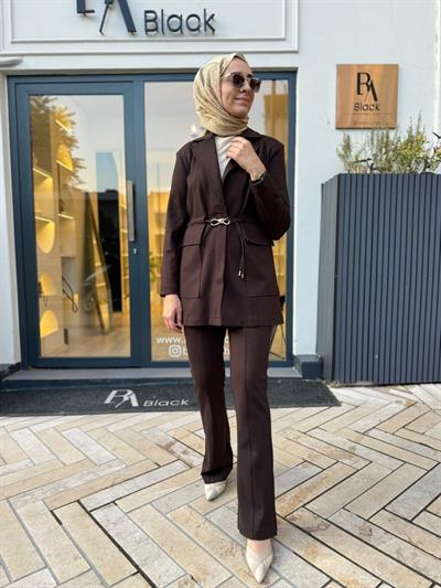 26FWPNT0020 Elena Kadın Pantolon Kahve
