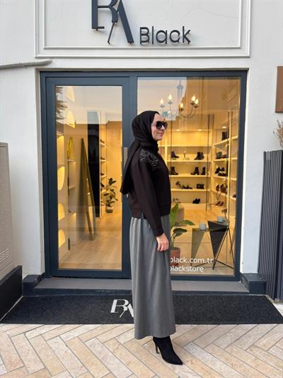 26FWSWE0001 Lulu Kadın Sweat Siyah