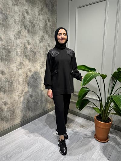 26FWSWE0002 Nell Kadın Sweat Siyah