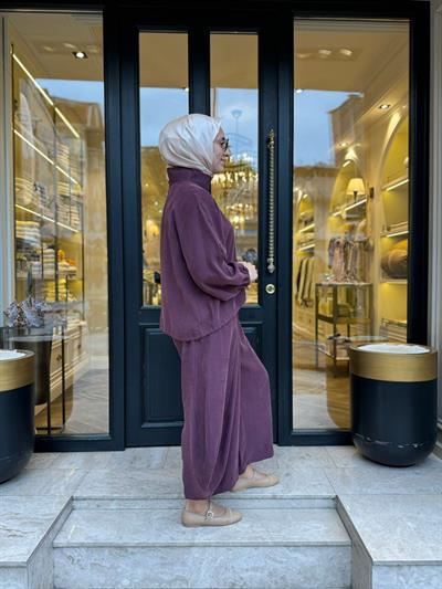 26SS205 Sasha Kadın Takım Bordo