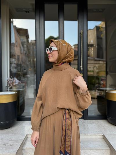 26SS205 Sasha Kadın Takım Camel