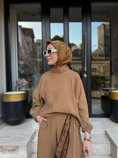 26SS205 Sasha Kadın Takım Camel