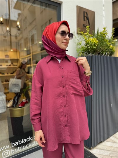 26SS209 Silva Kadın Gömlek Bordo