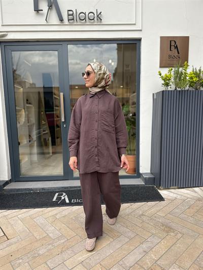 26SS209 Silva Kadın Gömlek Mürdüm