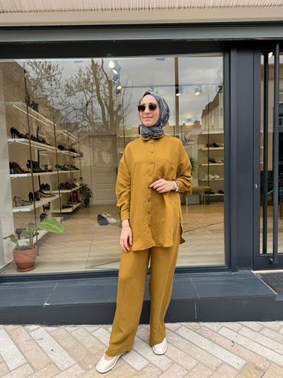 26SS209 Silva Kadın Gömlek Safran