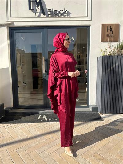 26SS212 Riva Kadın Takım Bordo