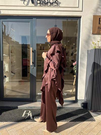 26SS212 Riva Kadın Takım Kahve