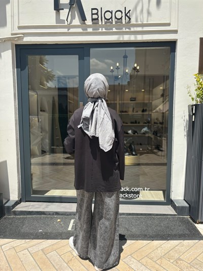 26SS216 Nakışlı Kadın Sweat Siyah