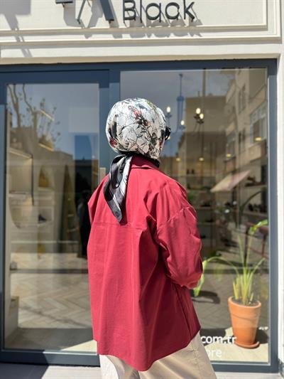 26SS217 Holy Kadın Gömlek Bordo