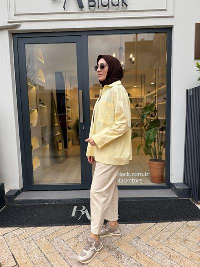 26SS217 Holy Kadın Gömlek Sarı