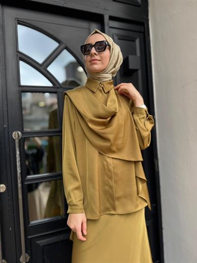 26SS218 Noya Kadın Takım Yağ Yeşili