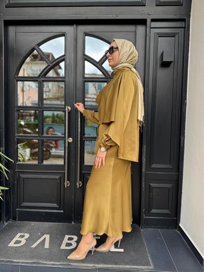 26SS218 Noya Kadın Takım Yağ Yeşili