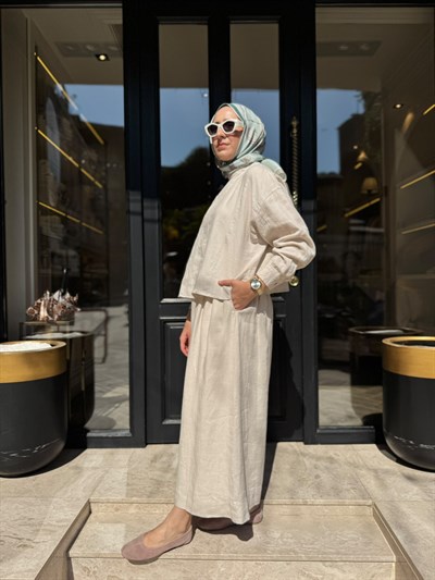 26SS223 Bella Kadın Bluz Bej