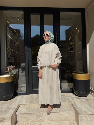 26SS223 Bella Kadın Bluz Bej