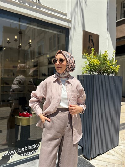 26SS228 Lidya Kadın Gömlek Bej
