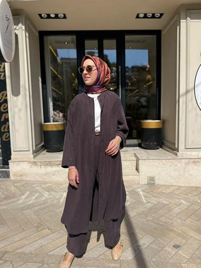 26SS229 Nerva Kadın Tunik BİTTER