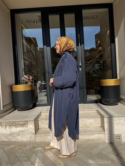 26SS229 Nerva Kadın Tunik Indigo