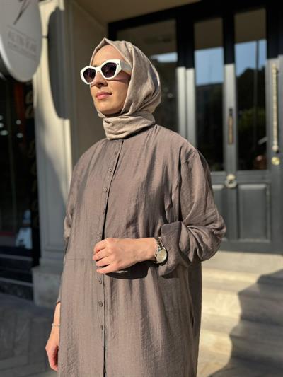 26SS237 Minerva Kadın Tunik Taba