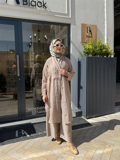 26SS237 Minerva Kadın Tunik Vizon