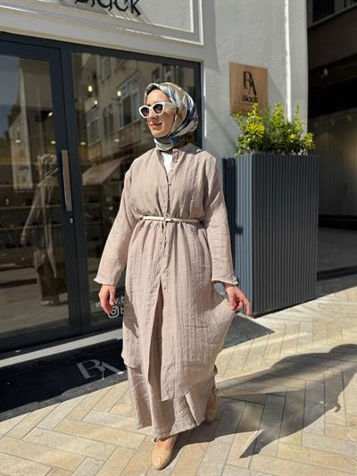 26SS237 Minerva Kadın Tunik Vizon