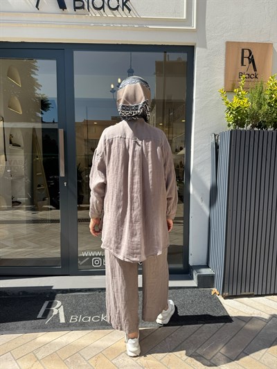 26SS240 Elba Kadın Gömlek Gri