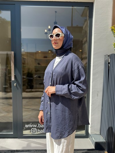 26SS240 Elba Kadın Gömlek Lacivert