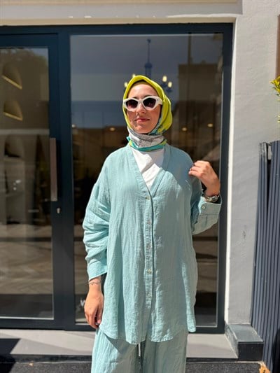 26SS240 Elba Kadın Gömlek Mavi