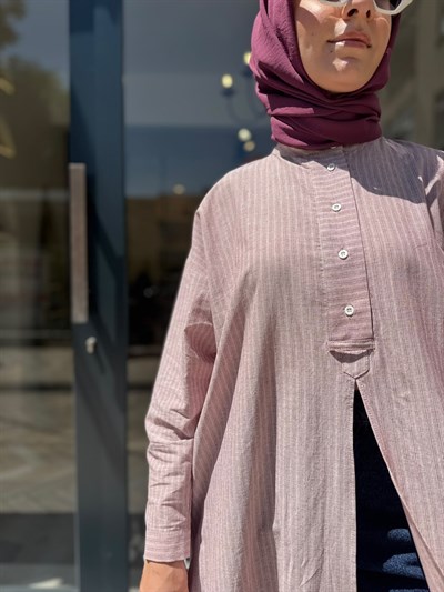 26SS243 Lina Kadın Tunik Bordo