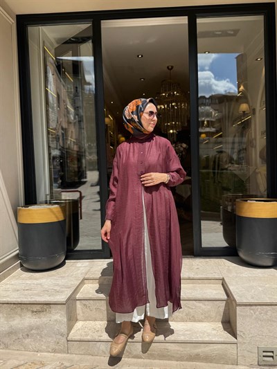 26SS243 Lina Kadın Tunik Mürdüm