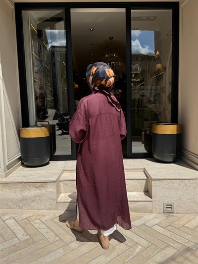 26SS243 Lina Kadın Tunik Mürdüm