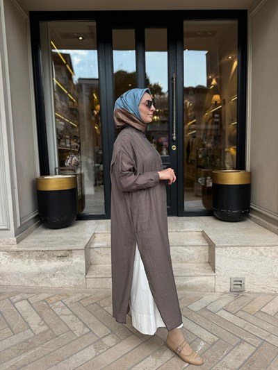 26SS243 Lina Kadın Tunik Sütlü Kahve