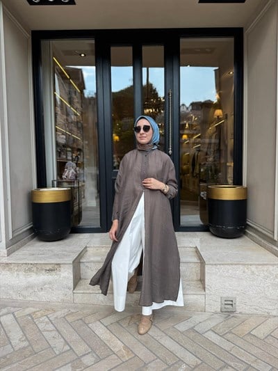 26SS243 Lina Kadın Tunik Sütlü Kahve