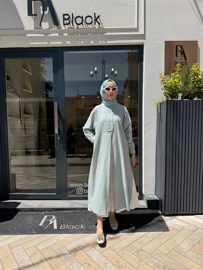 26SS243 Lina Kadın Tunik Yeşil