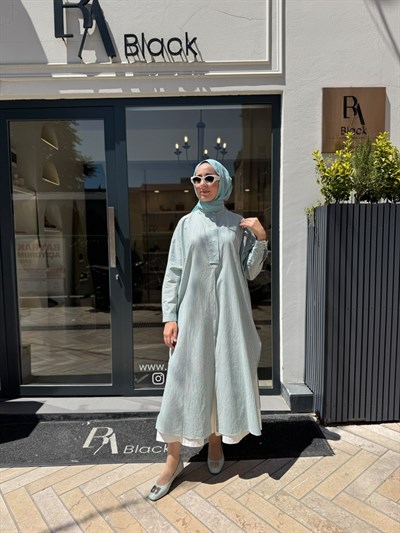 26SS243 Lina Kadın Tunik Yeşil