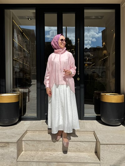 26SS245 Bery Kadın Bluz Pudra Pembe