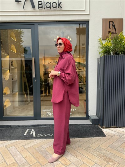 26SS309 Silva Kadın Pantolon Bordo