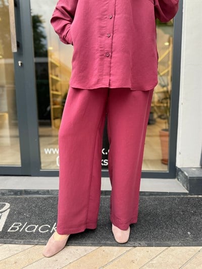26SS309 Silva Kadın Pantolon Bordo