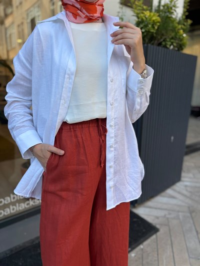 26SS329 Sofy Kadın Pantolon Kiremit