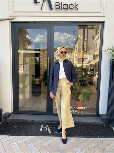26SS329 Sofy Kadın Pantolon LİMON