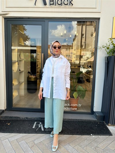 26SS329 Sofy Kadın Pantolon Mavi