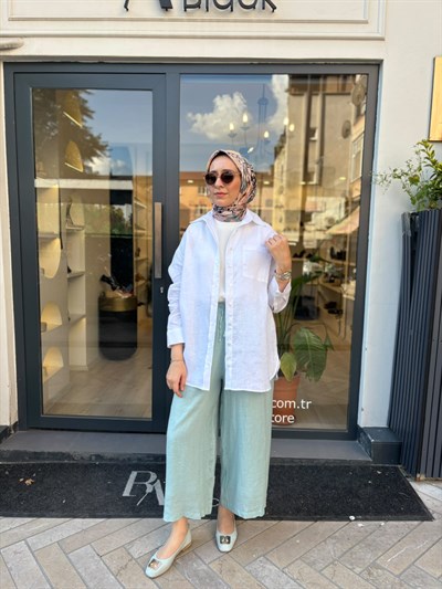 26SS329 Sofy Kadın Pantolon Mavi