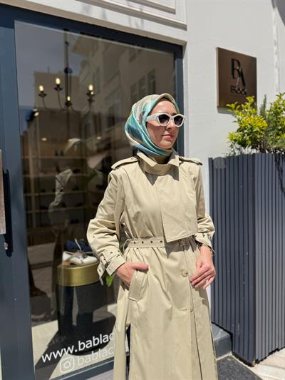 26SS601 Valen Kadın Trench Bej