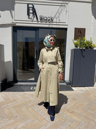 26SS601 Valen Kadın Trench Bej