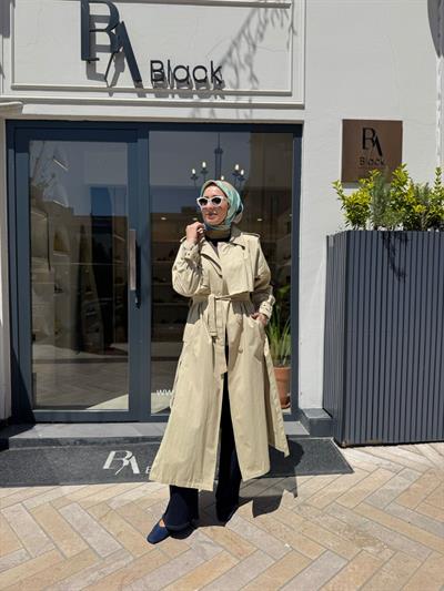 26SS601 Valen Kadın Trench Bej