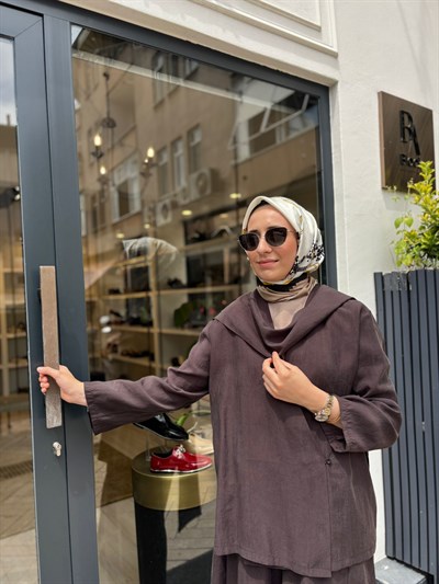 26SS607 Elix Kadın Kimono BİTTER