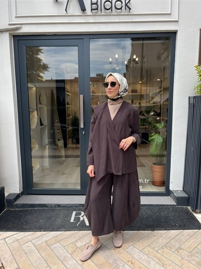 26SS607 Elix Kadın Kimono BİTTER