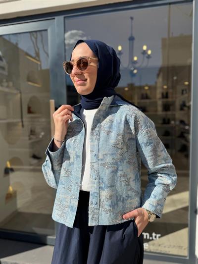 26SSCEK0001 Anya Kadın Ceket Mavi