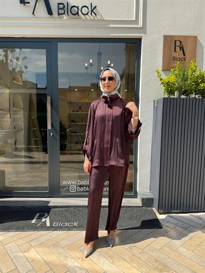 26SSCEK0014 Navy Kadın Takım Bordo