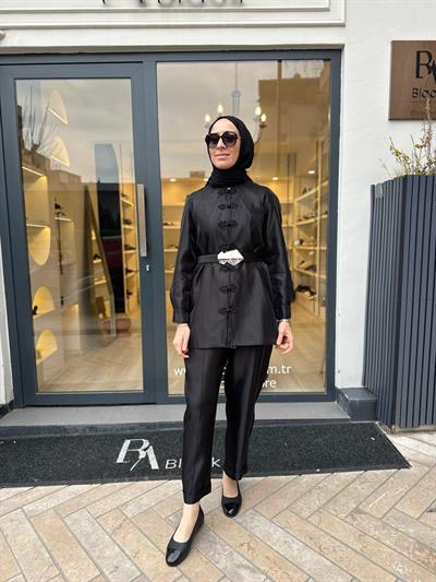 26SSCEK0025 Mary Kadın Takım Siyah